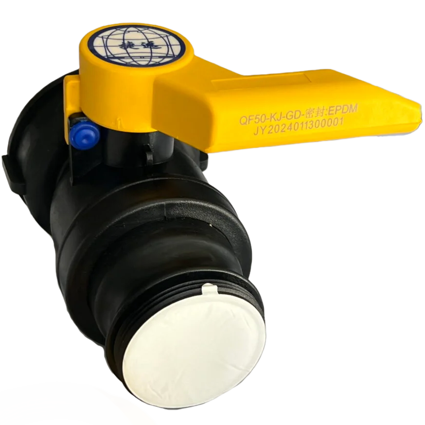 DN50 Black Ball Valve With Camlock - Jieyuan Packaging